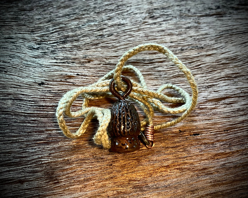 “Lil guy” mushroom necklace