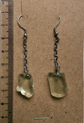 Handmade sea glass drop style earrings – Top End jewellery