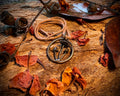 Handmade electroformed copper trio of real mushrooms pendant necklace – Top End jewellery
