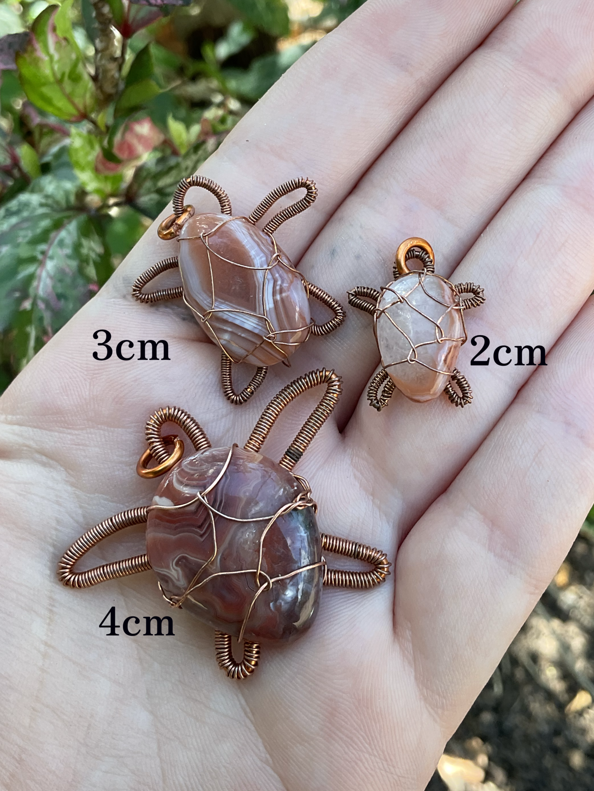Simple little gemstone turtles