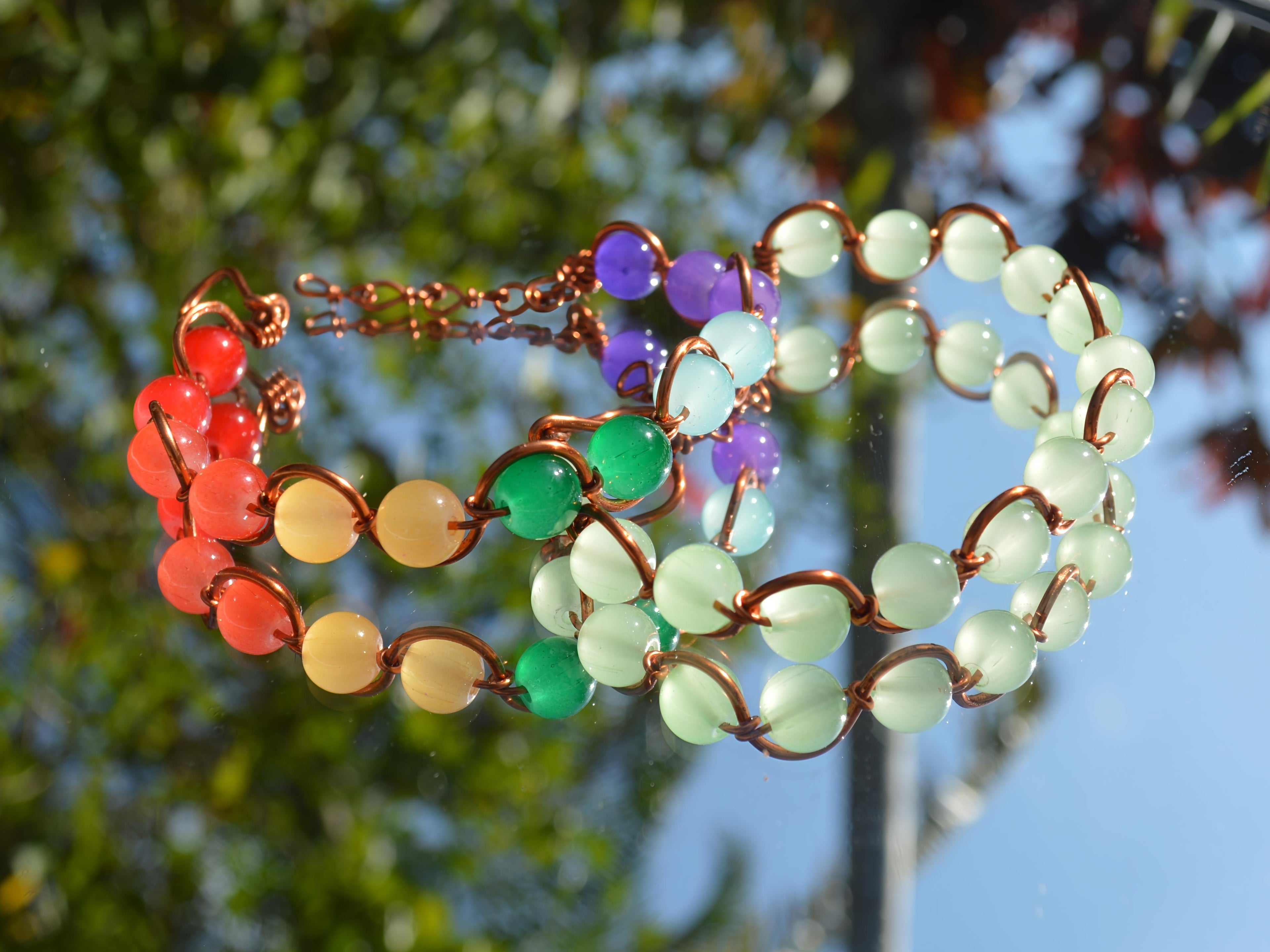 Jumbo-beads fidget bracelet