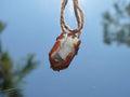 Small wire wrapped agate